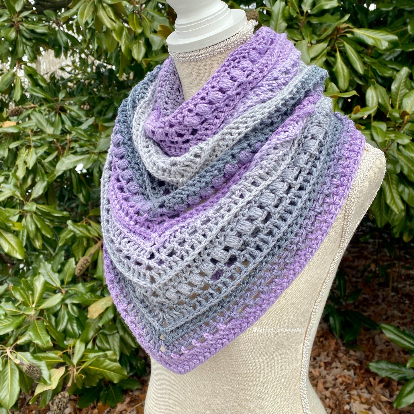 Periwinkle Shawl | Cotton