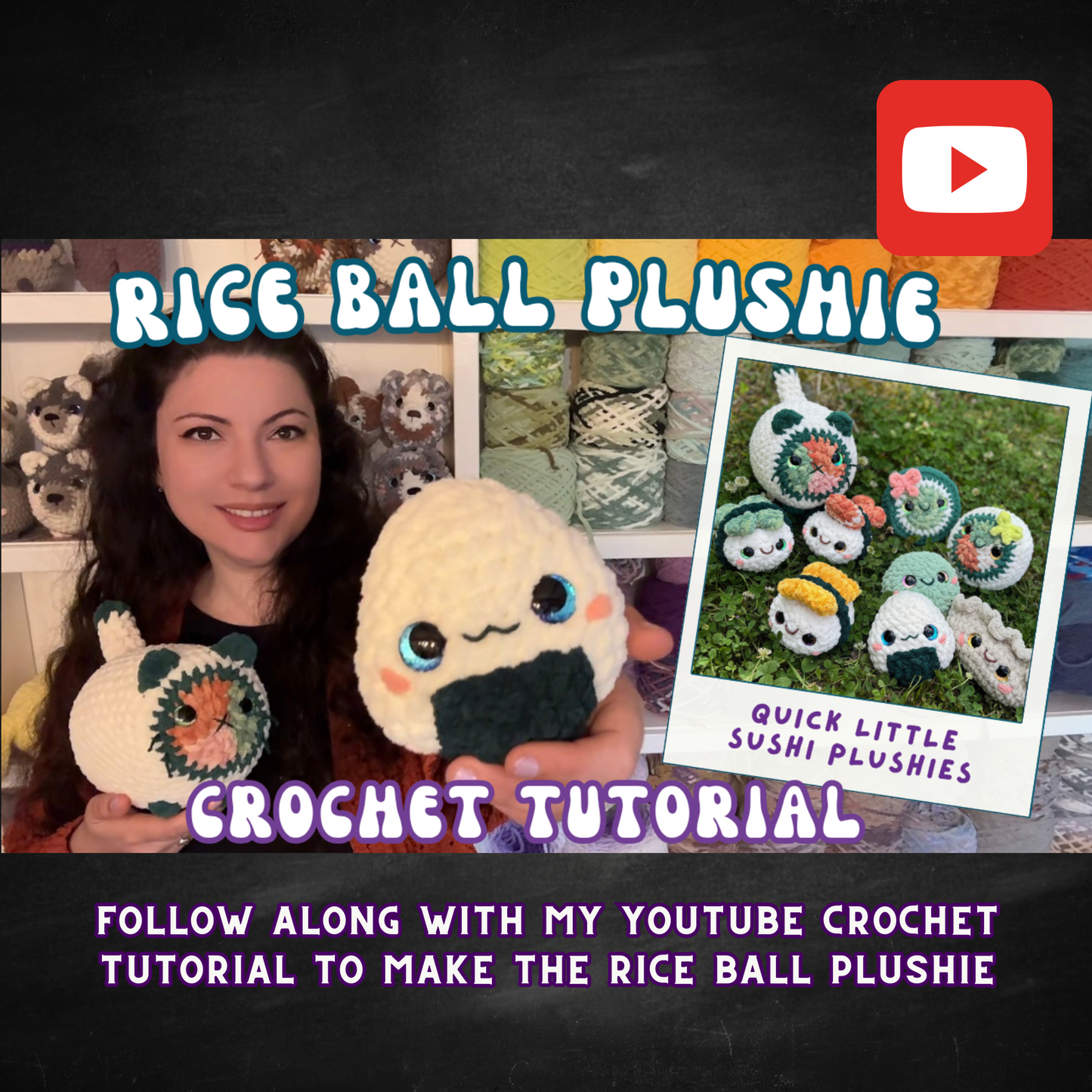 Little Sushi Friends Crochet Pattern