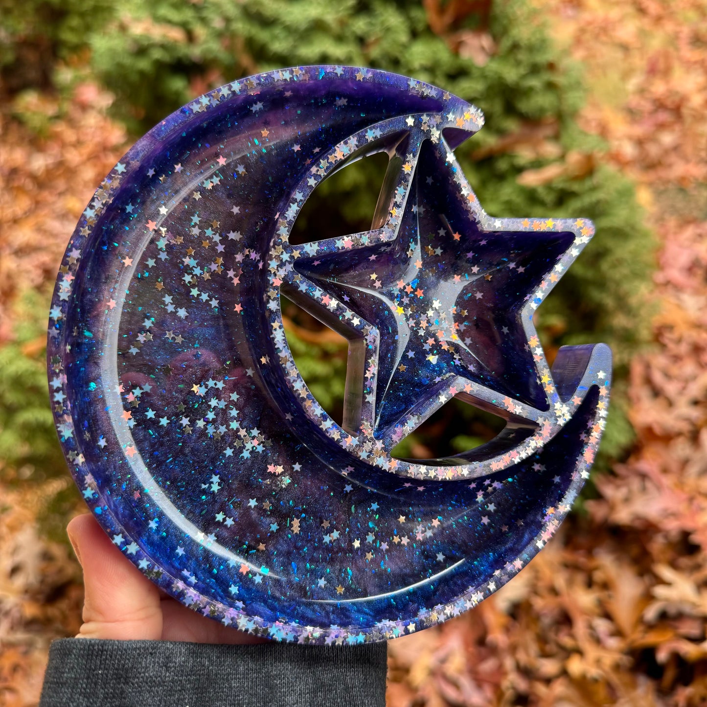 Midnight Sky Moon Tray