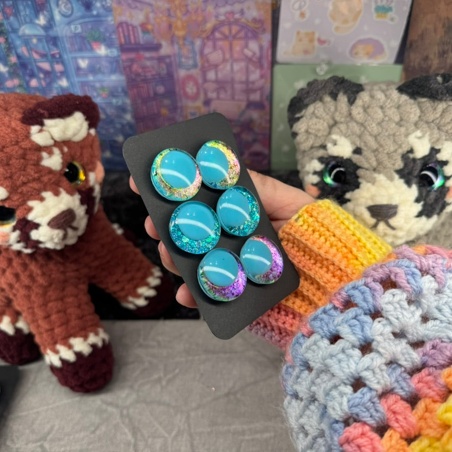 Hand Painted Kawaii Eyes | 25mm | Set 15