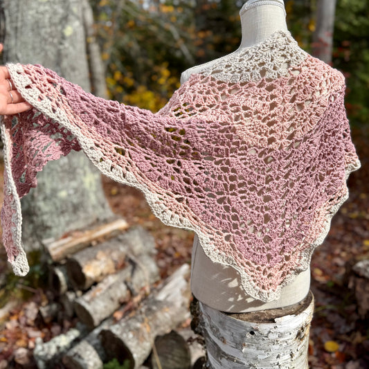Blush Shortcake Shawl | Cotton