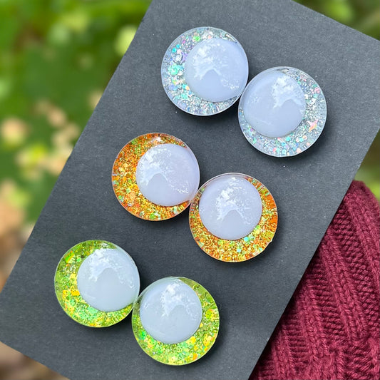 Hand Painted Kawaii Eyes | 25mm | Set 13