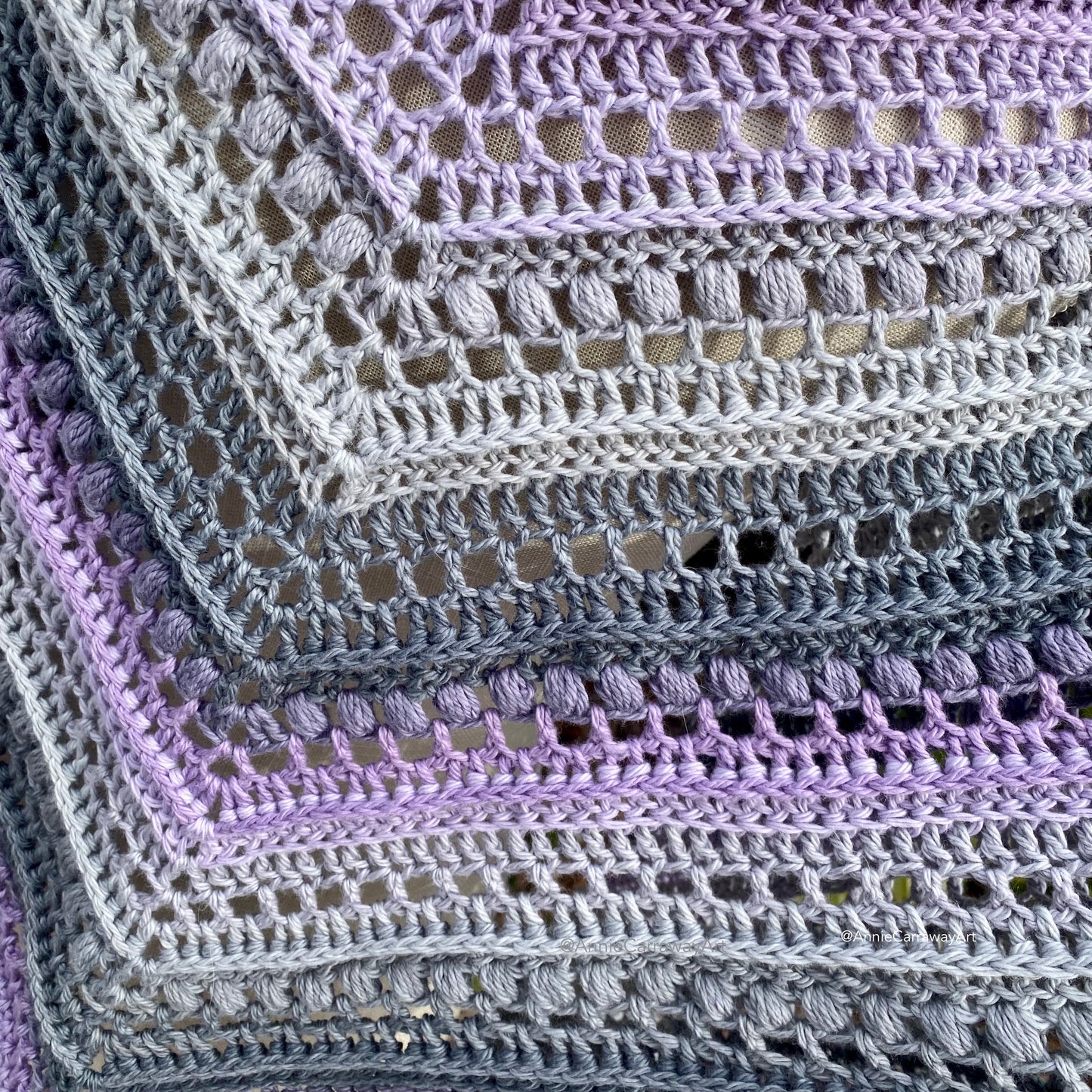 Periwinkle Shawl | Cotton