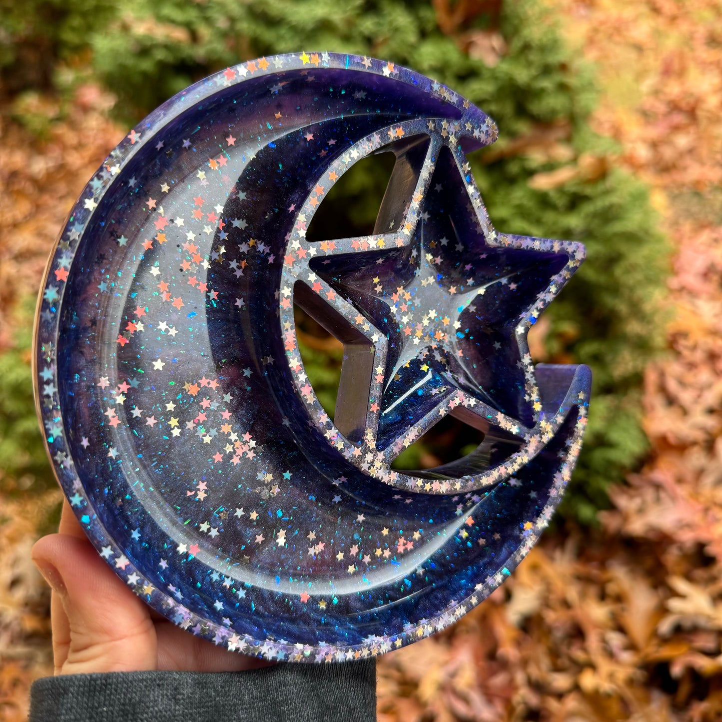 Midnight Sky Moon Tray