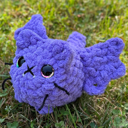 Bat Crochet Plushie | Hand Painted Eyes