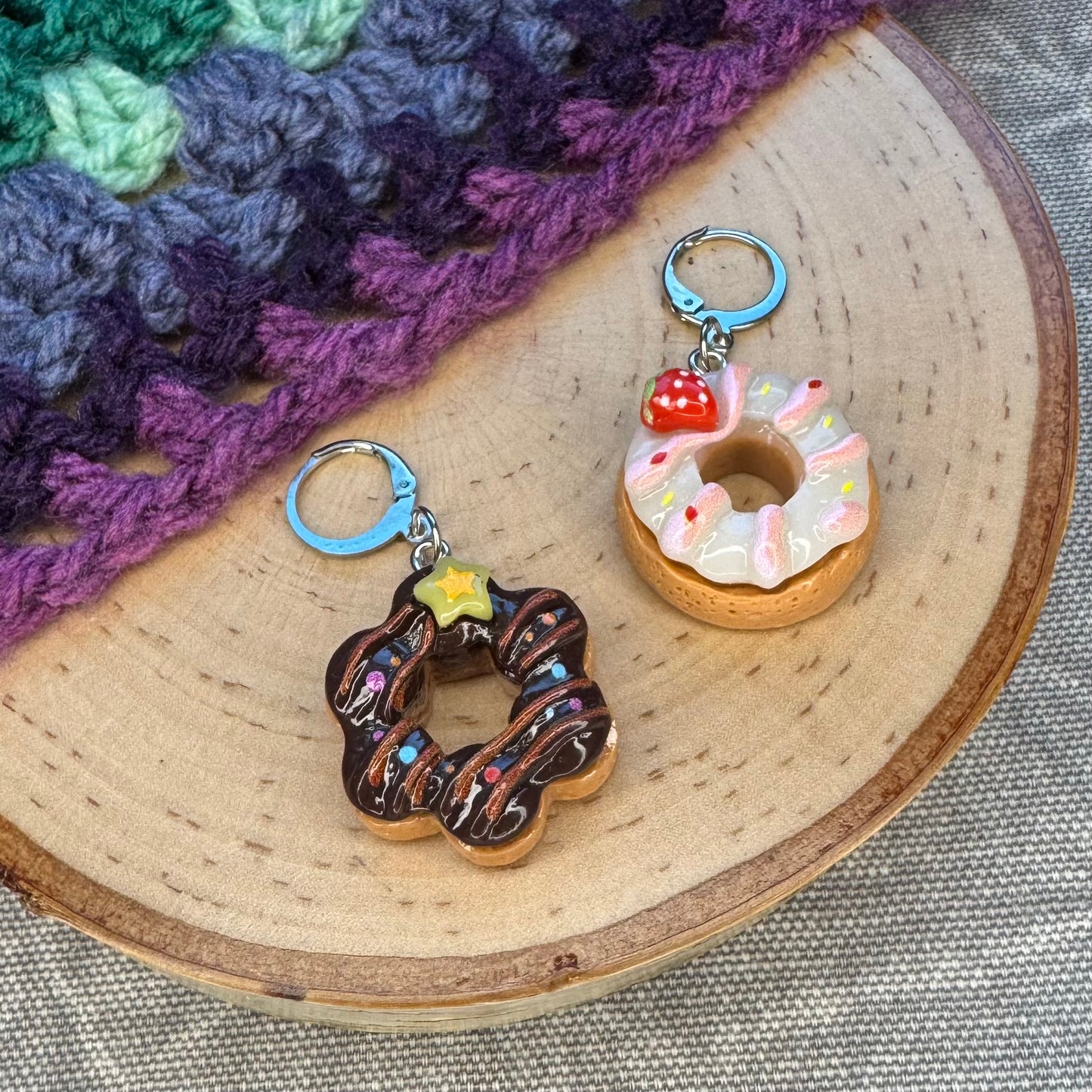 Donut Stitch Markers | 2 pack