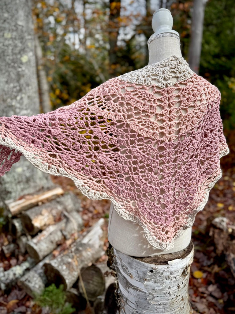 Blush Shortcake Shawl | Cotton