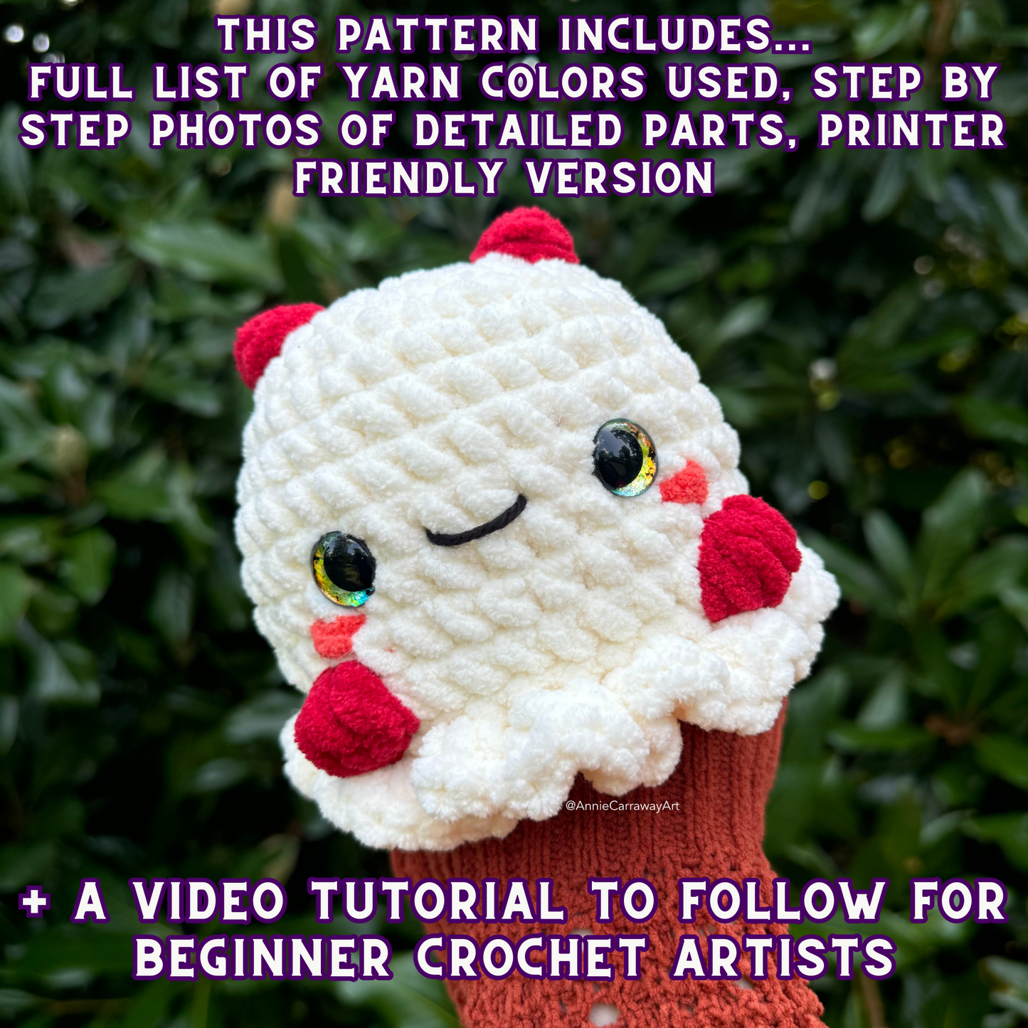 Autumn Ghost Plushies Crochet Pattern