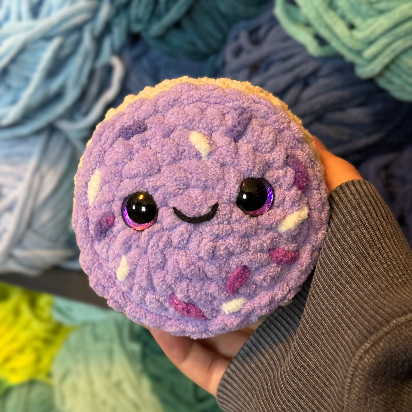 Lavender Sugar Cookie | Hand Painted Eyes