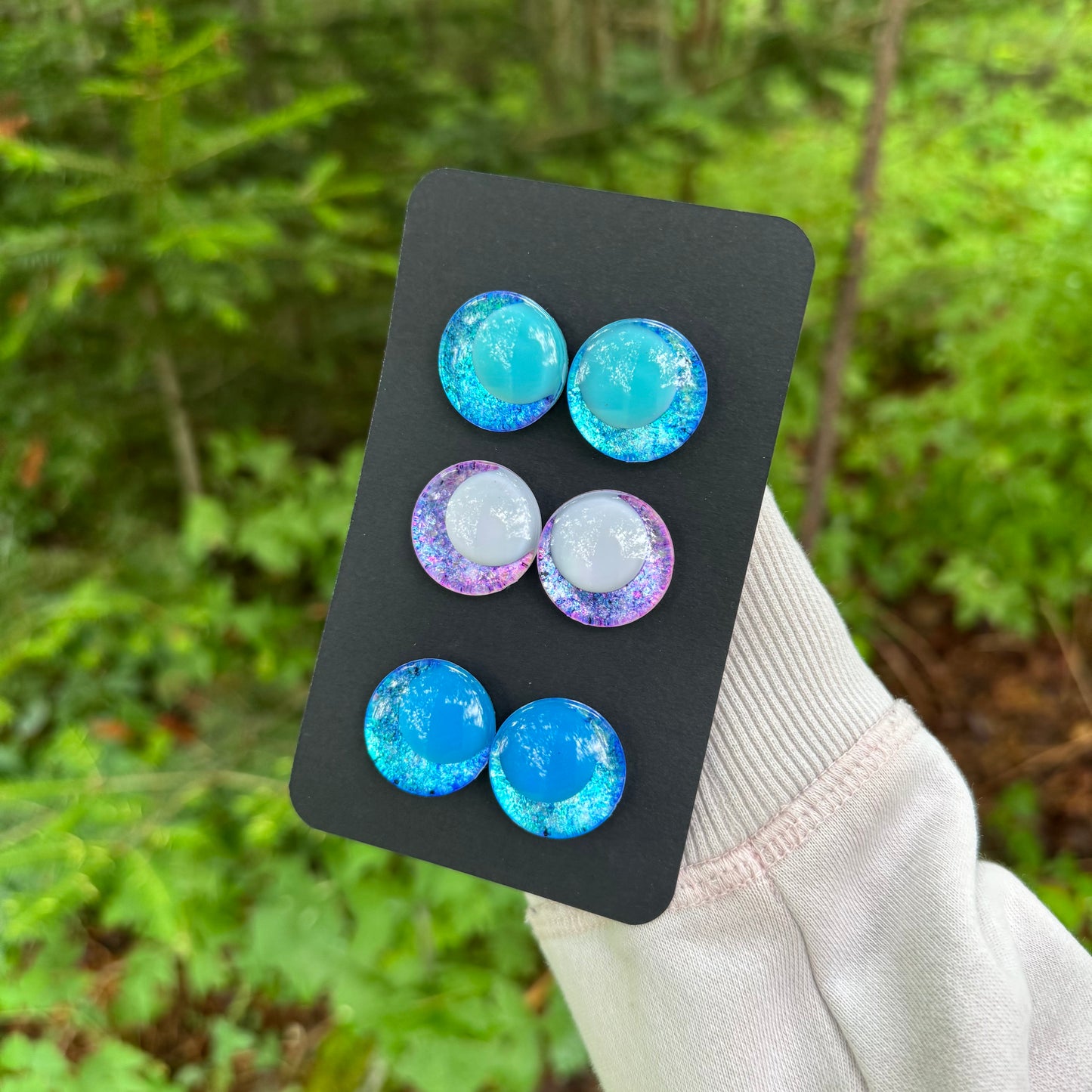 Hand Painted Kawaii Eyes | 25mm | Set 4