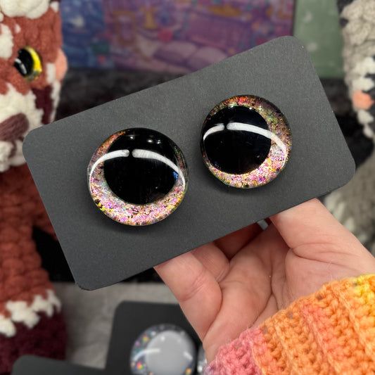 Hand Painted Kawaii Eyes | 35mm | Dawn