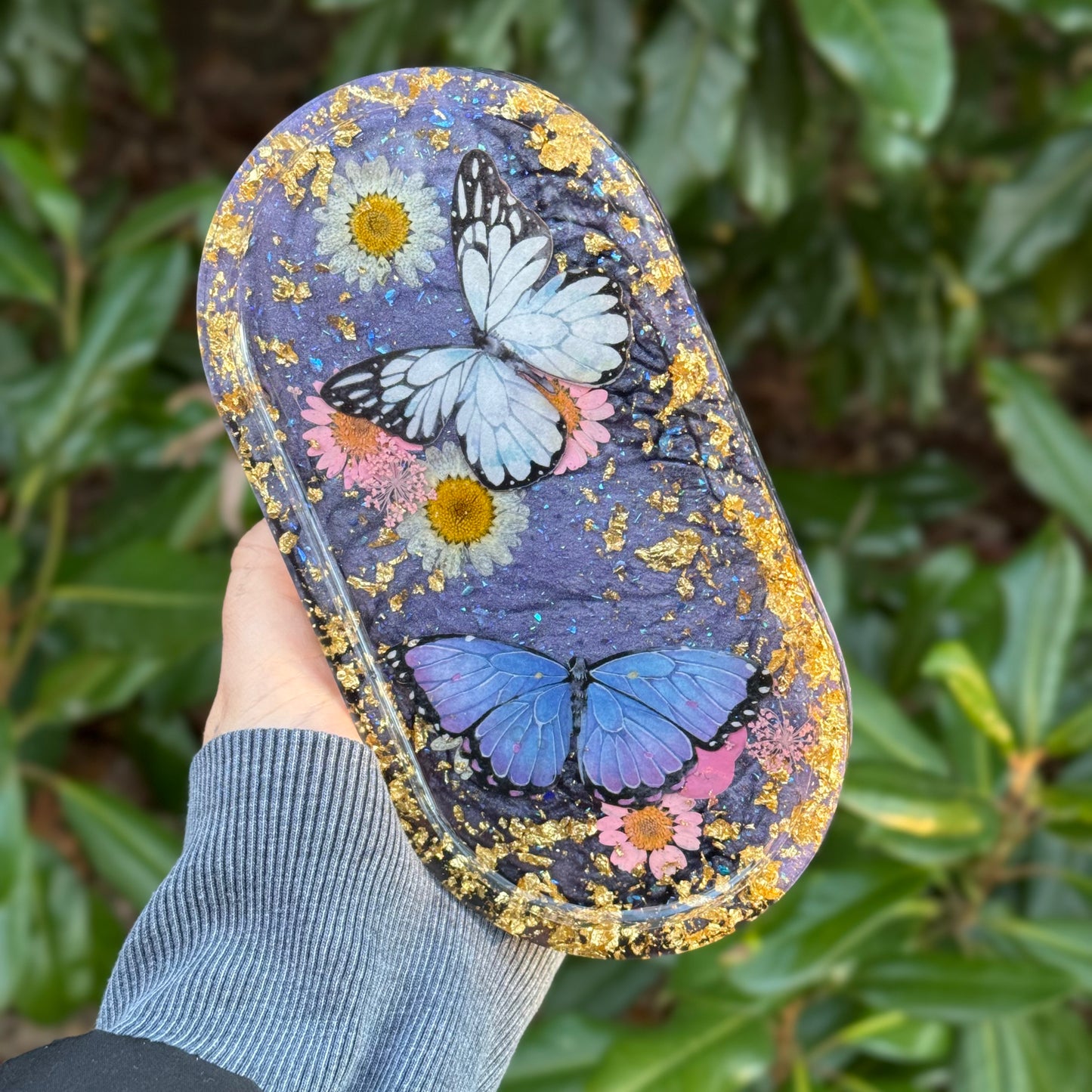 Moonlight Butterfly Trinket Tray