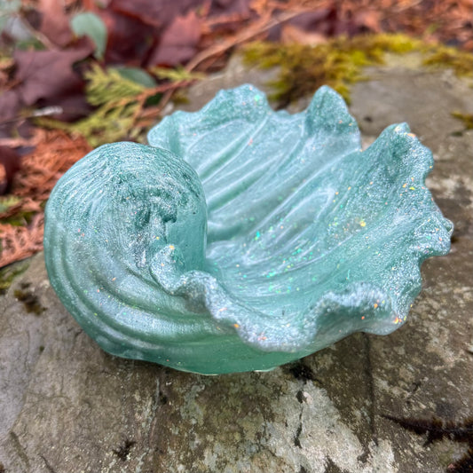 Sea Foam Sea Shell Dish