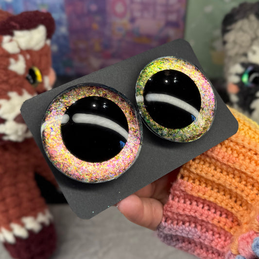 Hand Painted Kawaii Eyes | 50mm | Dawn