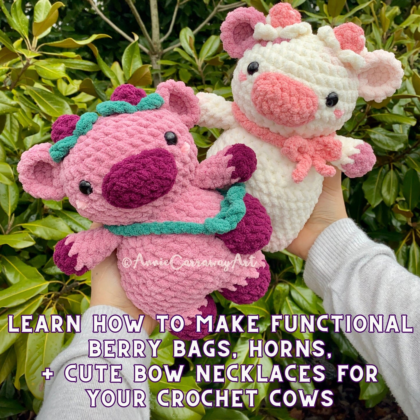 Berry Cows Crochet Pattern