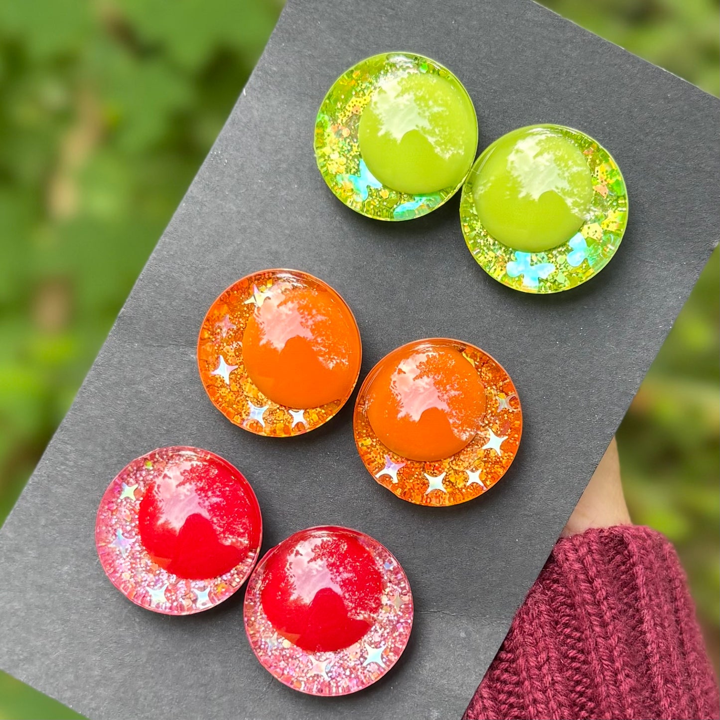 Hand Painted Kawaii Eyes | 25mm | Set 14
