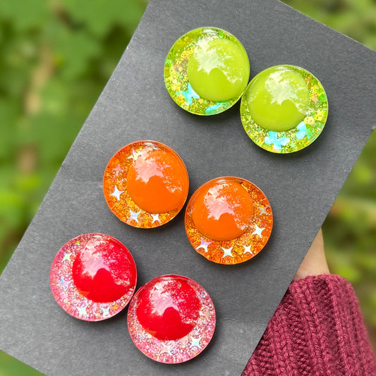 Hand Painted Kawaii Eyes | 25mm | Set 14