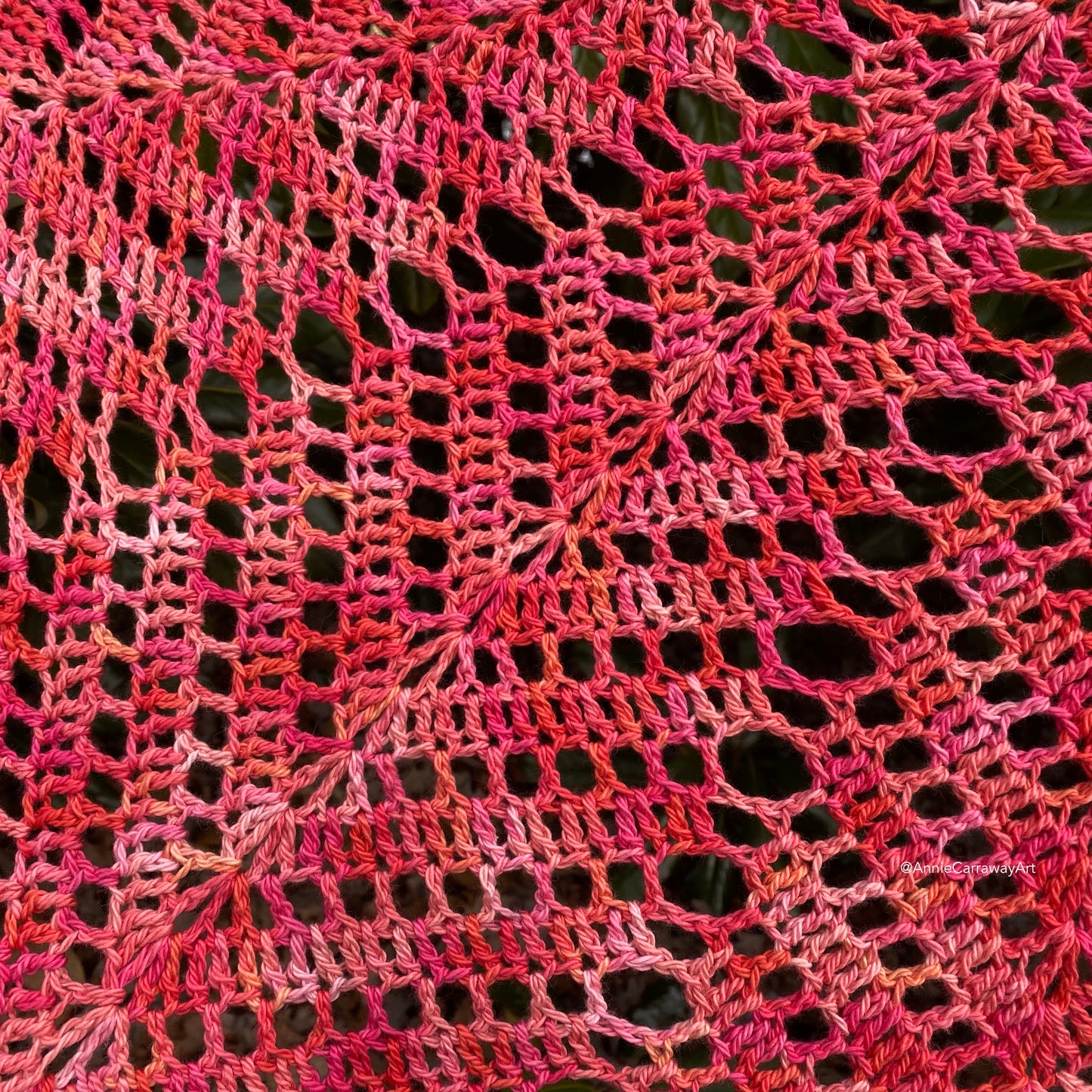 Ruby Shawl | Hand Dyed Organic Cotton