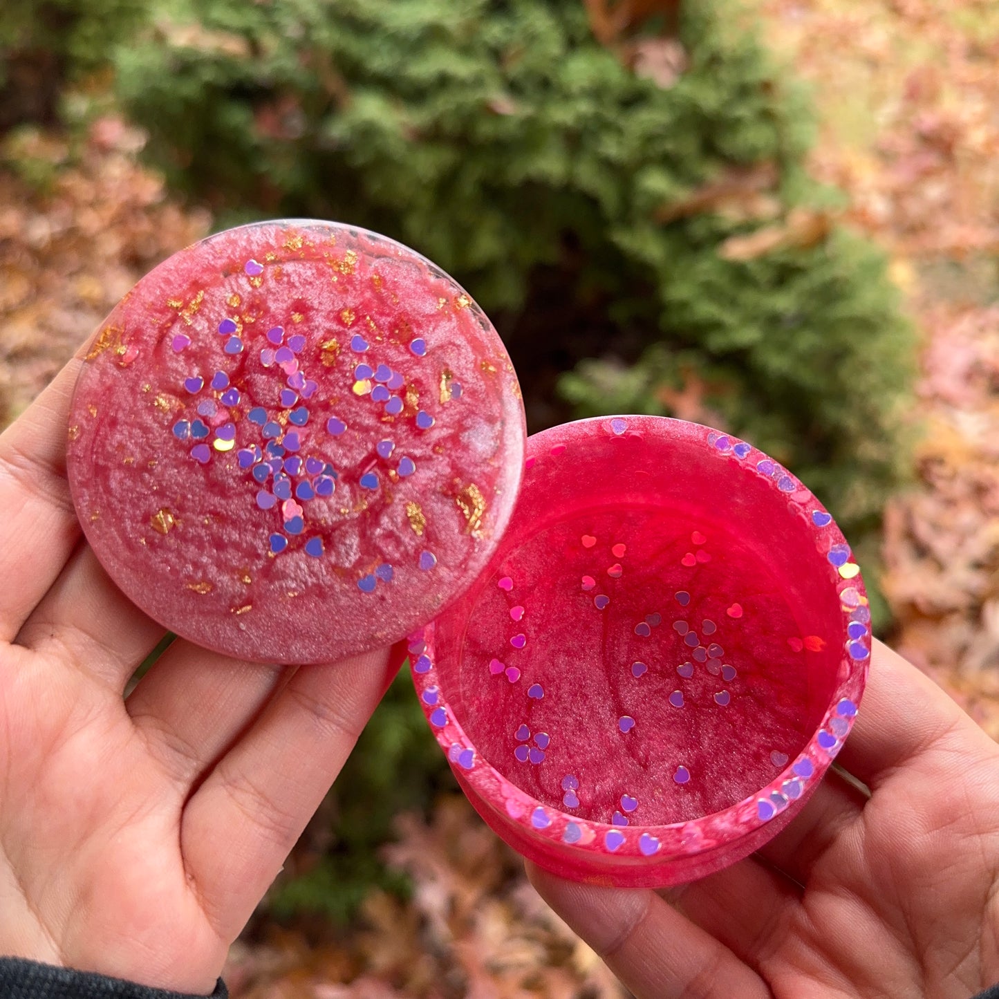 Sparkle Heart Trinket Box