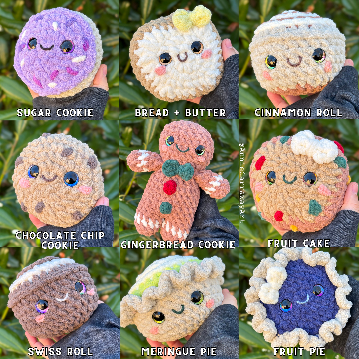 Bakery Friends Plushies Crochet Pattern