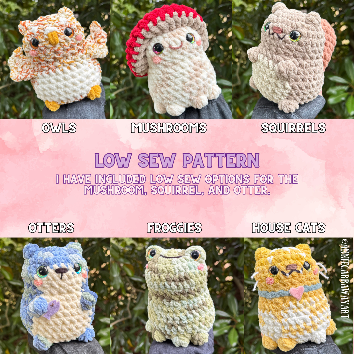 Woodland Friends Plushies Crochet Pattern