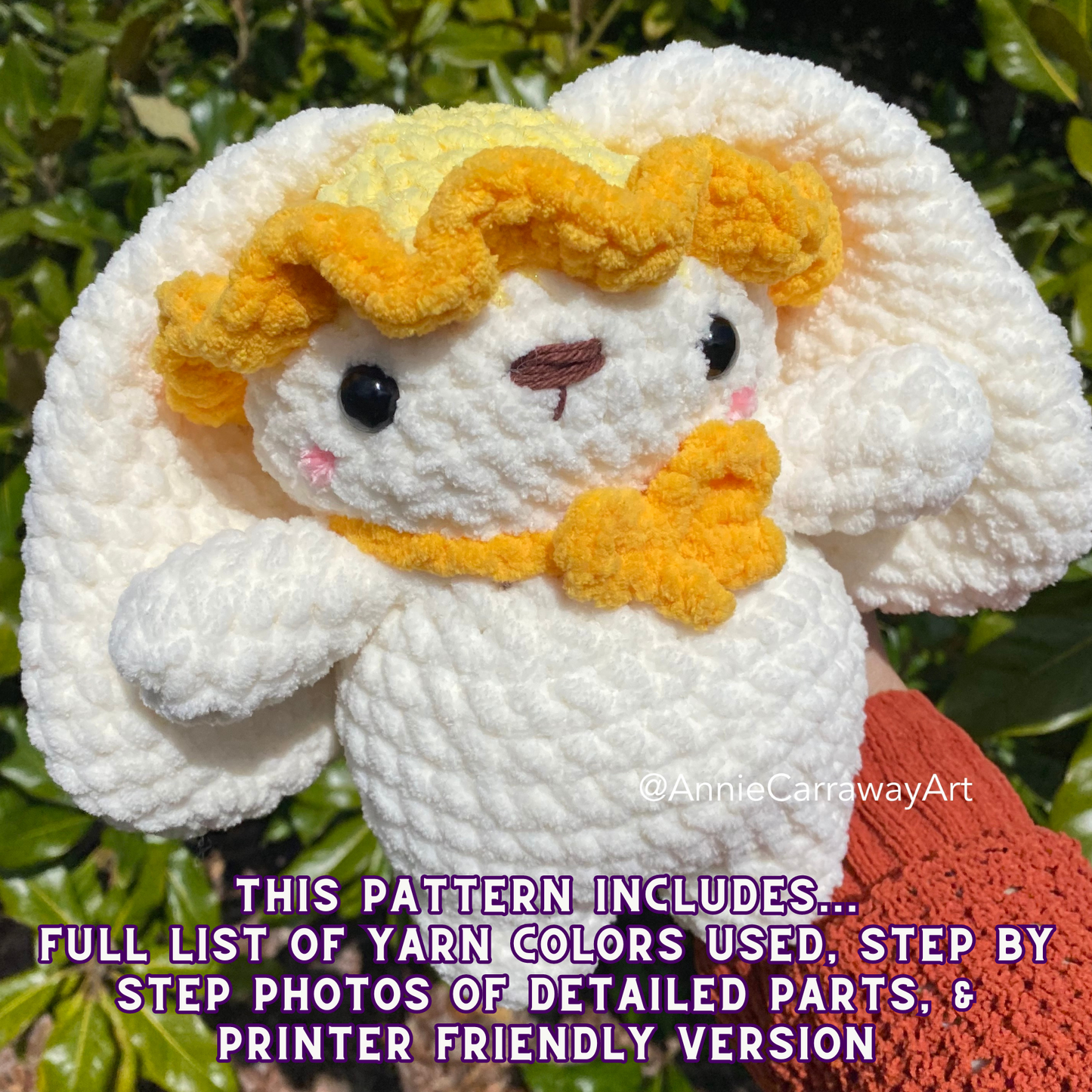 Sweet Bunny Plushies Crochet Pattern