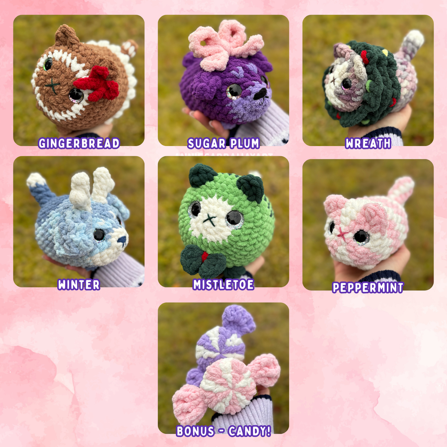 Christmas & Winter Cats & Dogs Crochet Pattern | Digital Download