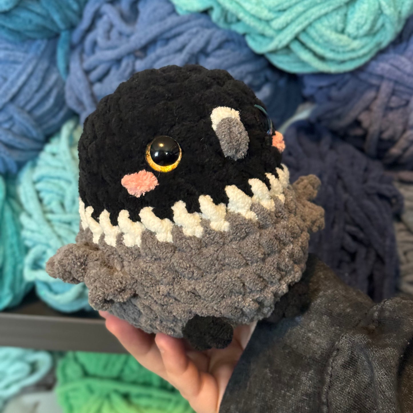 Canada Goose Crochet Plushie | Hand Painted Eyes