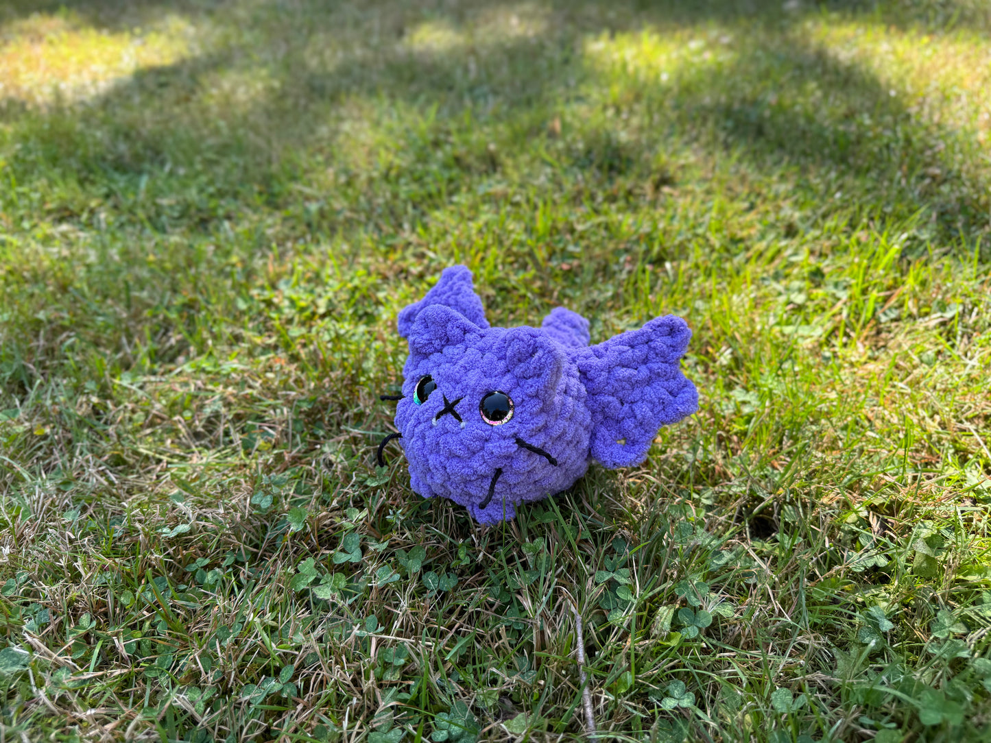 Bat Crochet Plushie | Hand Painted Eyes