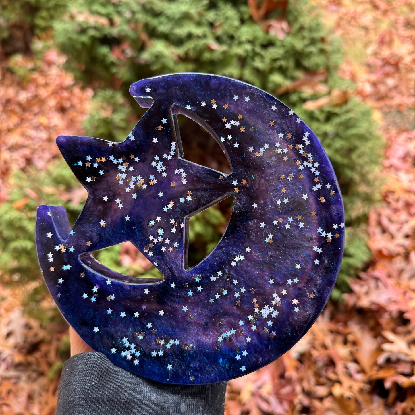 Midnight Sky Moon Tray