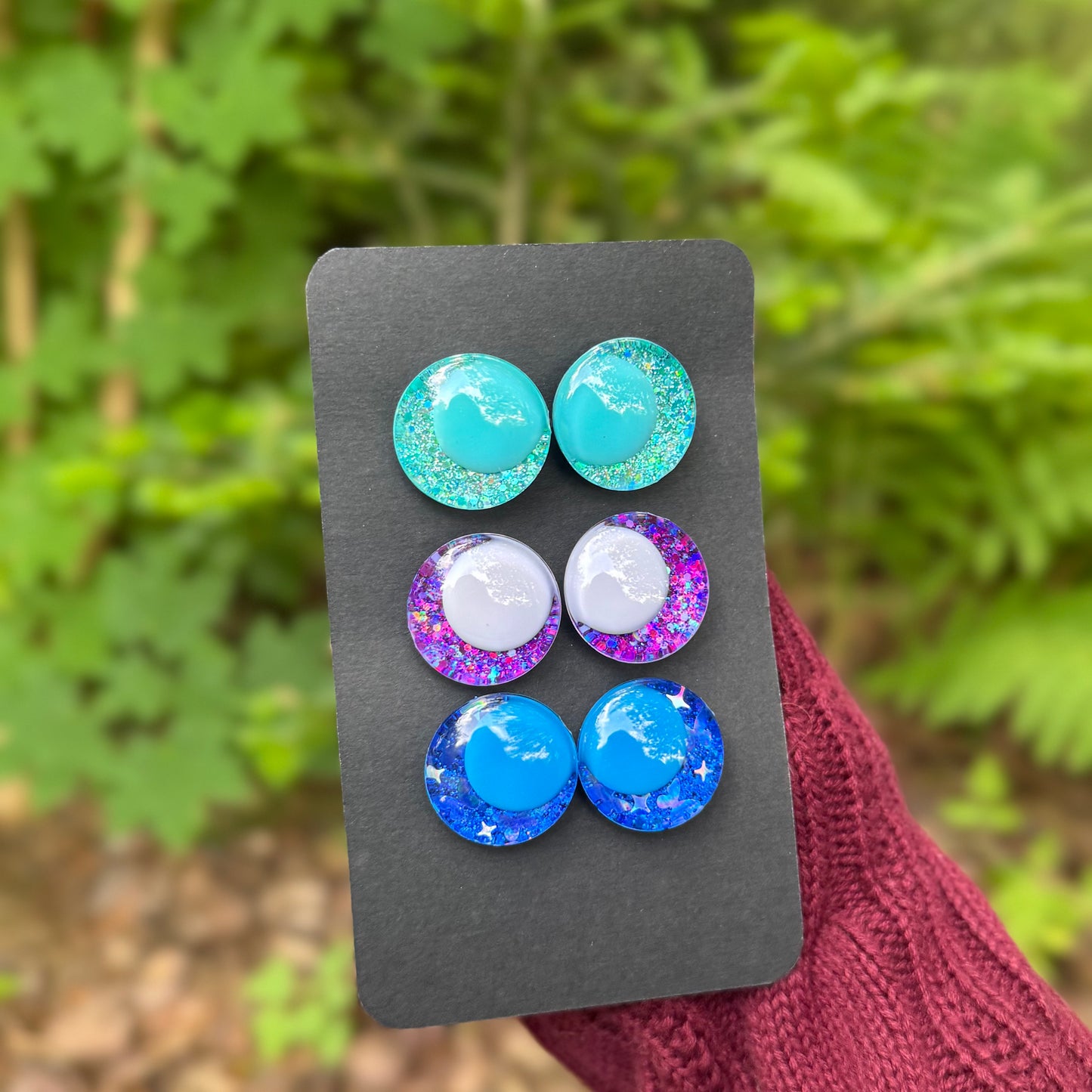 Hand Painted Kawaii Eyes | 25mm | Set 4