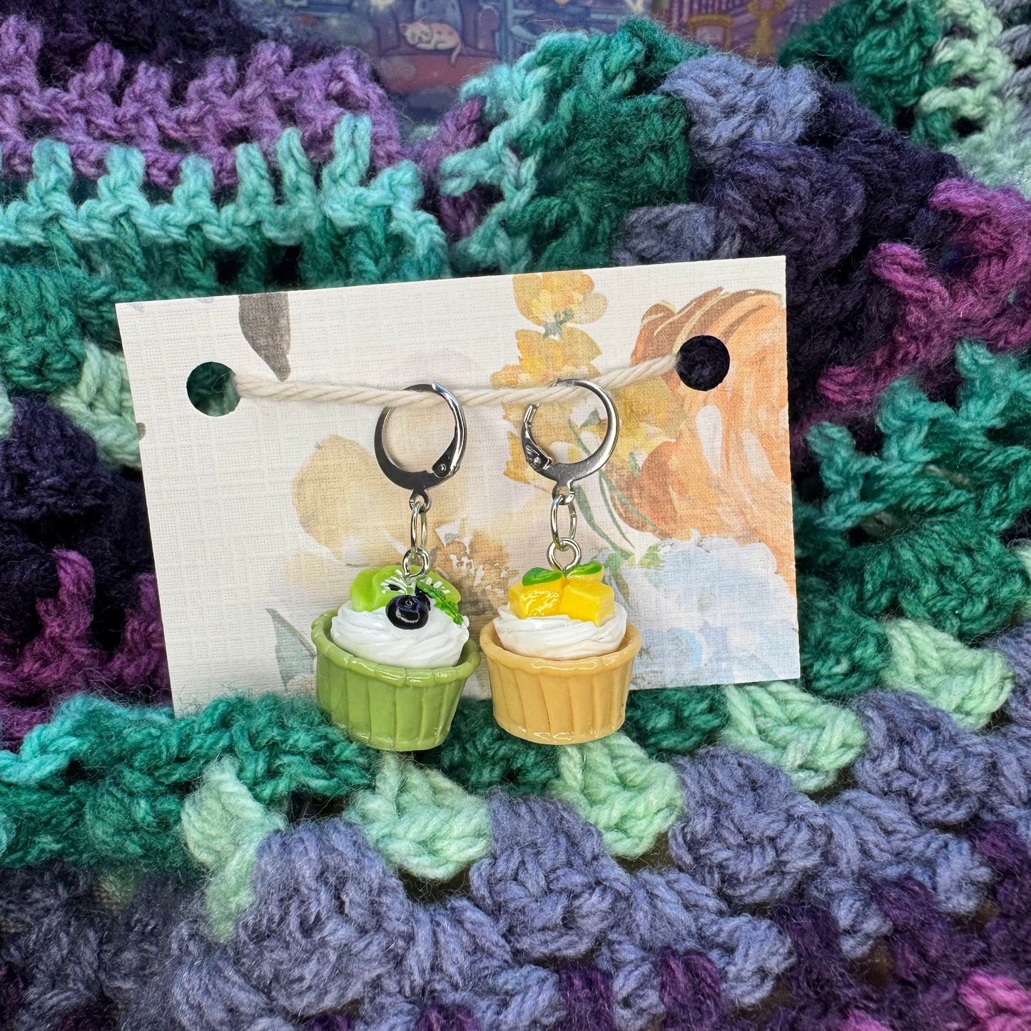 Cupcake Stitch Markers | 2 pack