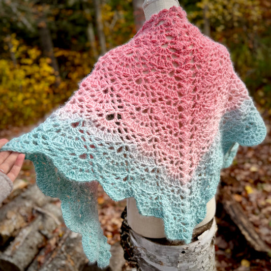 Warm & Fuzzy Shortcake Shawl | Acrylic