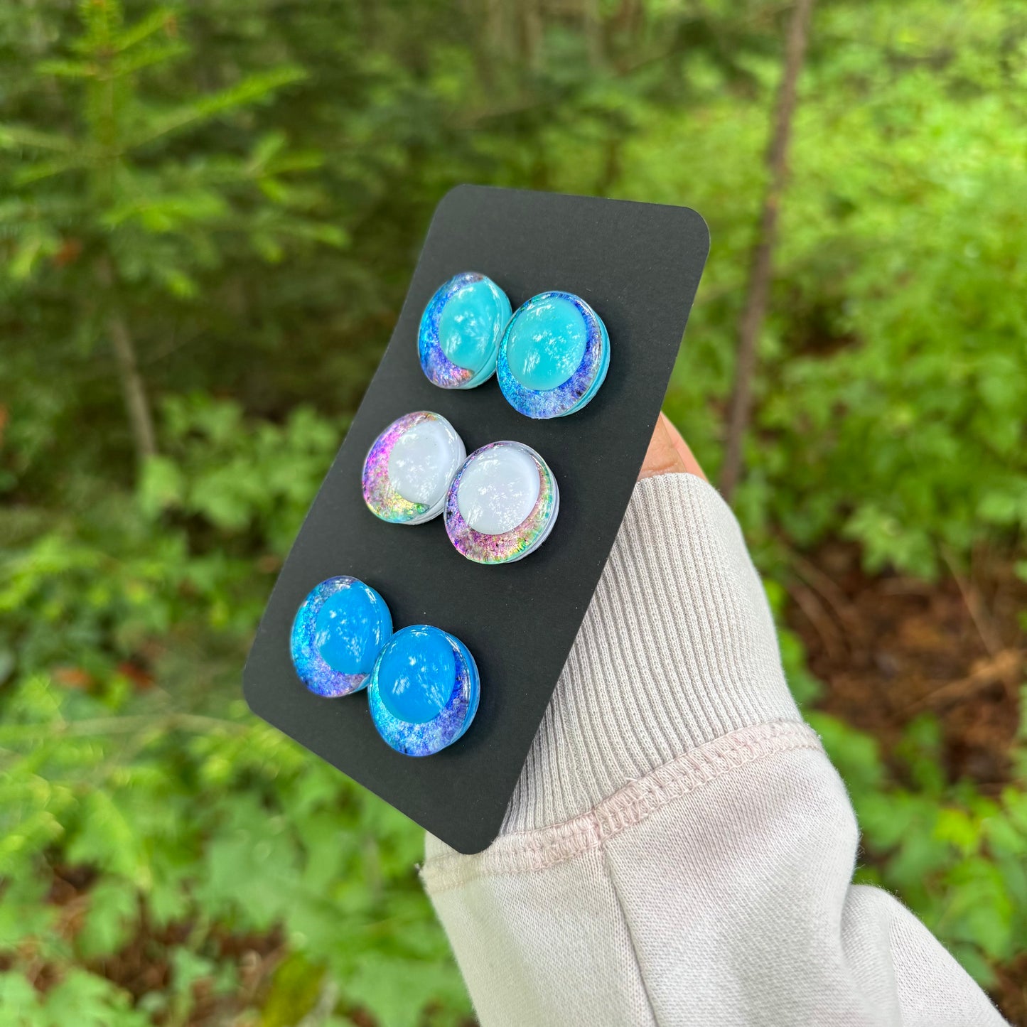 Hand Painted Kawaii Eyes | 25mm | Set 4