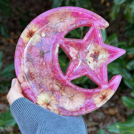 Cherry Blossom Moon Tray