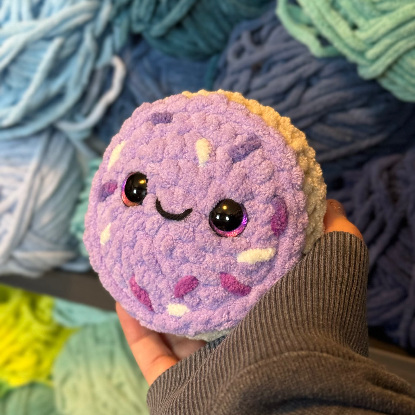 Lavender Sugar Cookie | Hand Painted Eyes