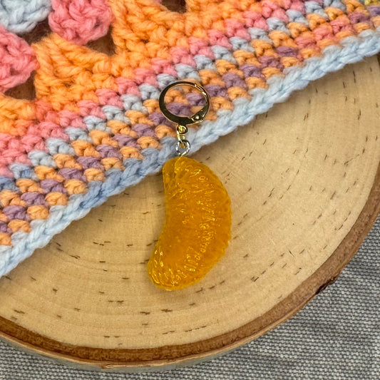 Tangerine Stitch Marker | 1 pack
