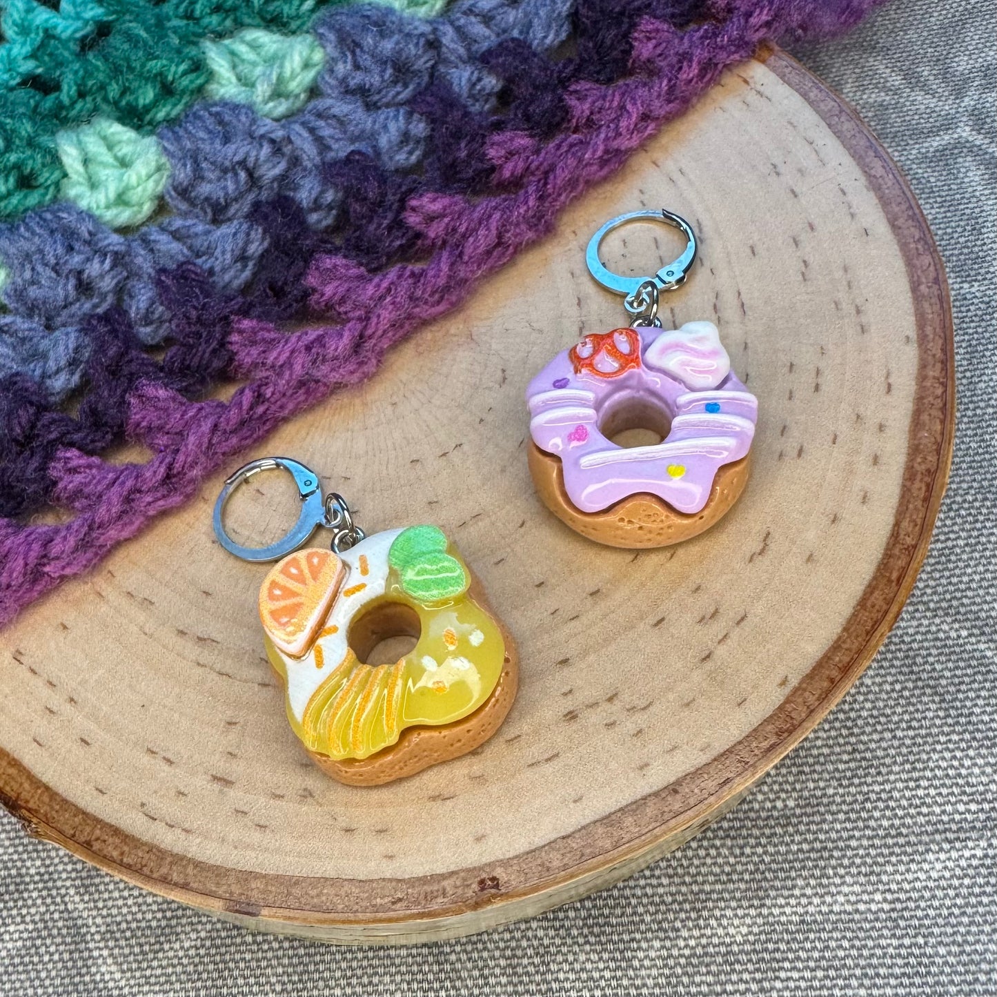 Donut Stitch Markers | 2 pack