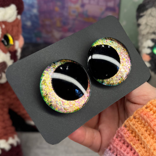 Hand Painted Kawaii Eyes | 40mm | Dawn