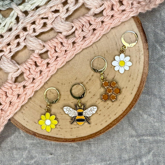 Honey Bee Stitch Markers | 4 pack