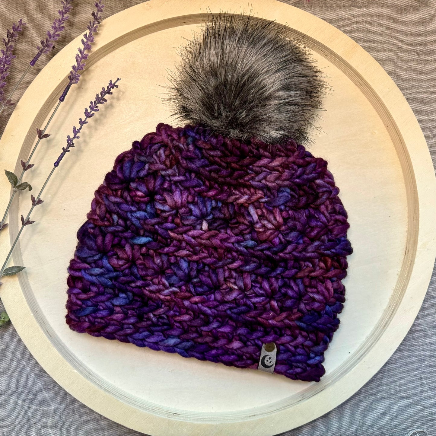 Abril Starlight Beanie | Hand Dyed Merino Wool