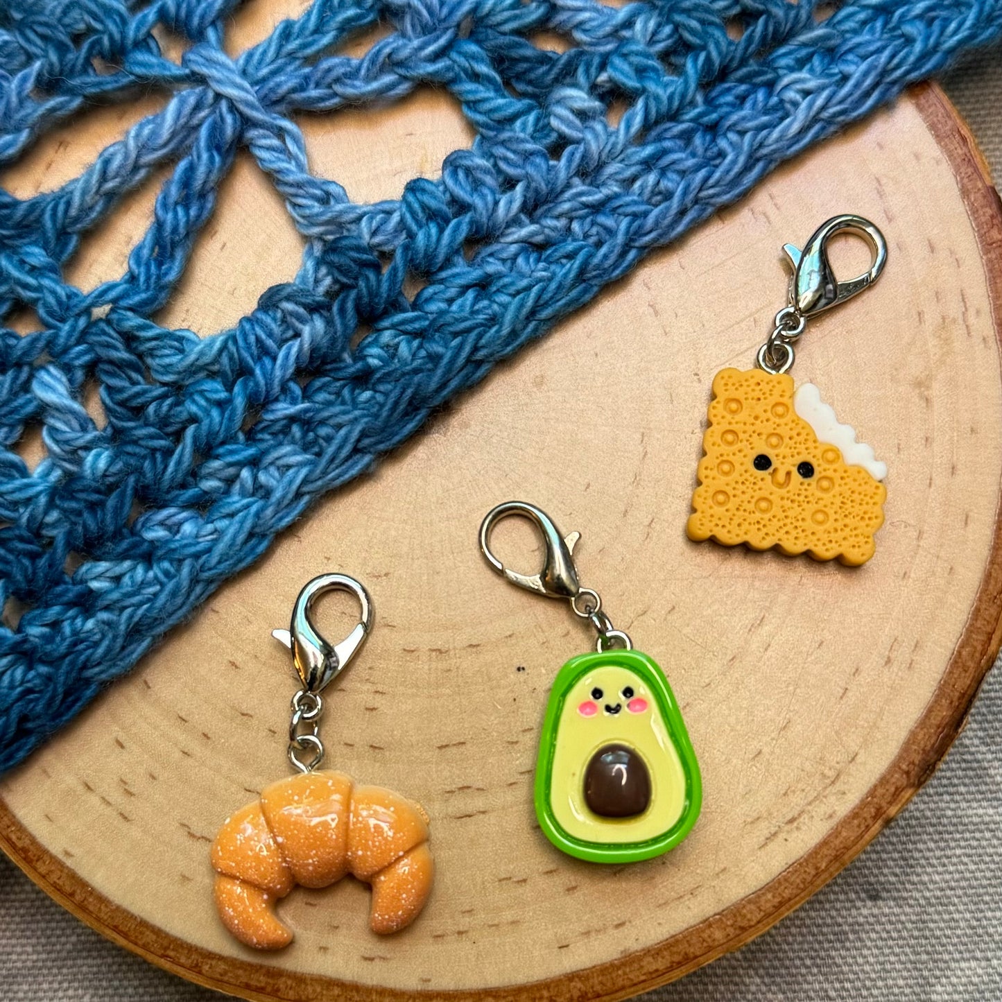 Breakfast Buddies Stitch Markers | 3 pack