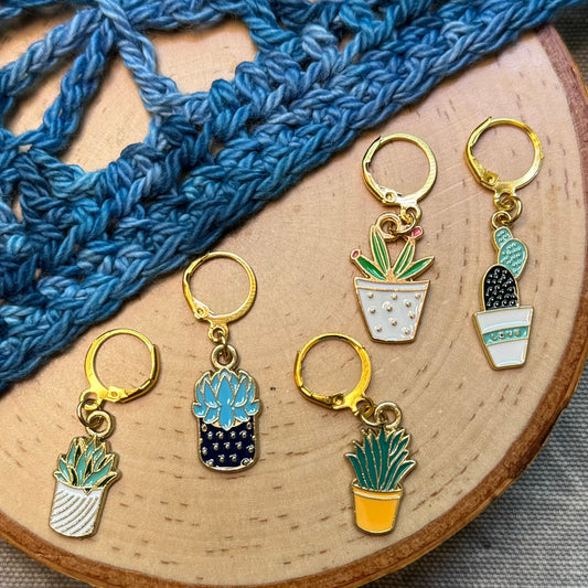 Succulent Stitch Markers | 5 pack