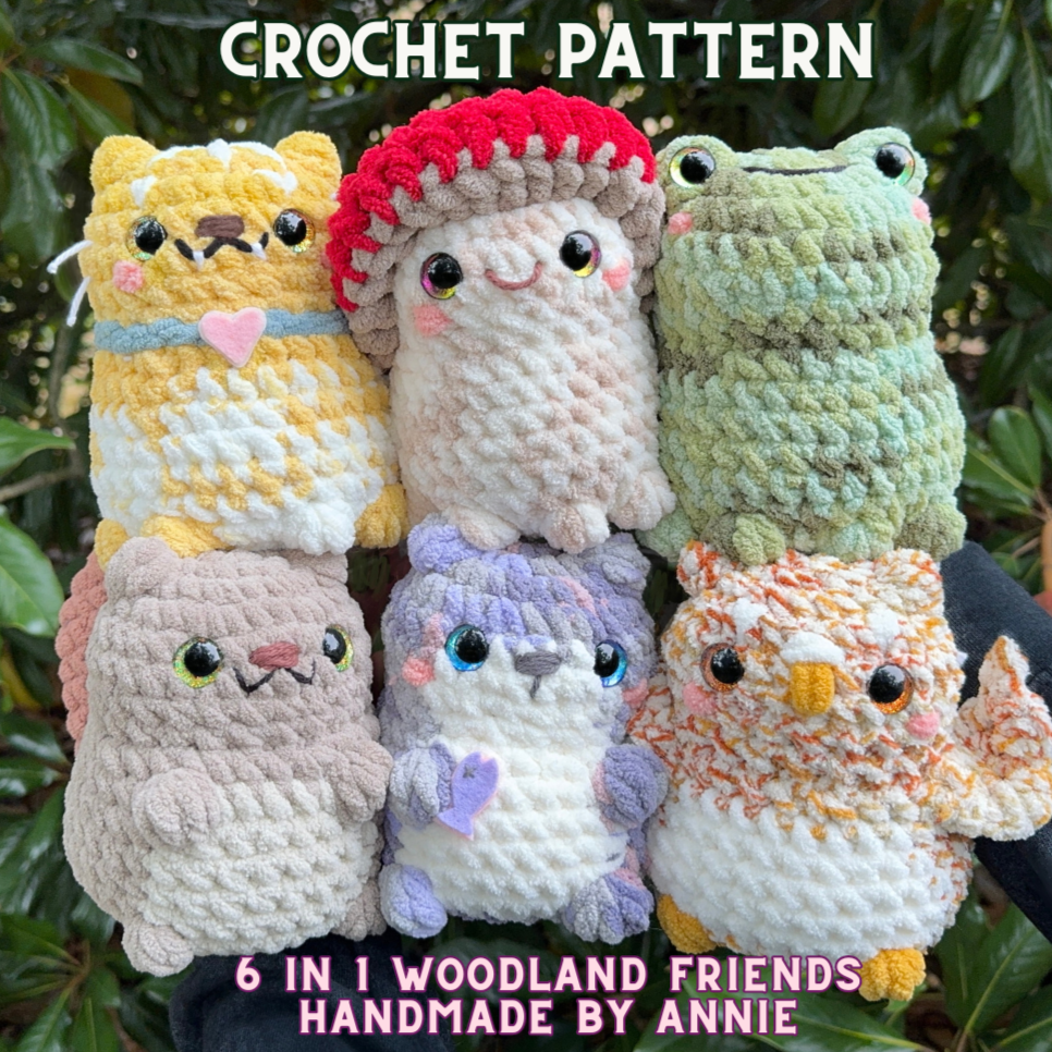 Woodland Friends Plushies Crochet Pattern