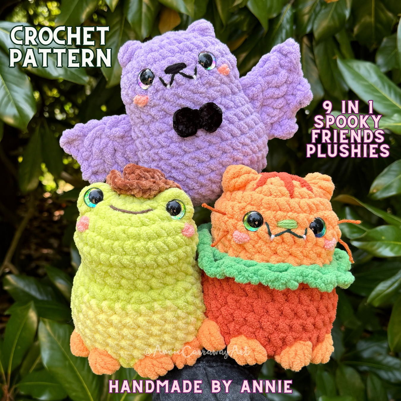 Spooky Friends Plushies Crochet Pattern