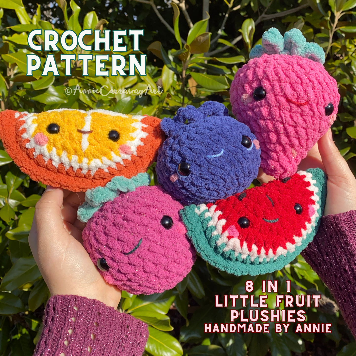 Little Fruit Friends Crochet Pattern