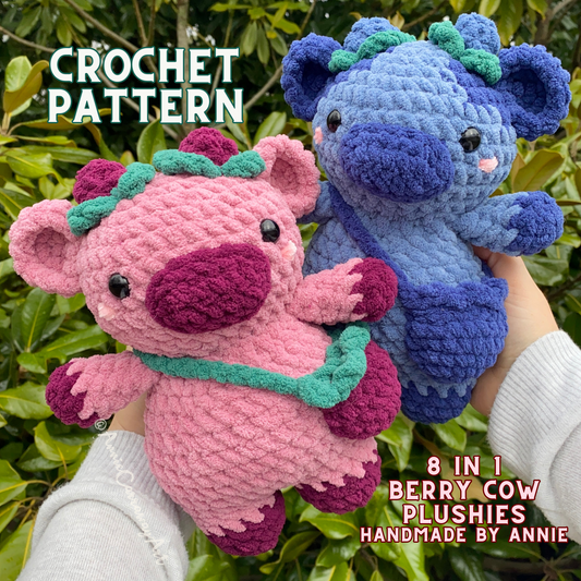 Berry Cows Crochet Pattern