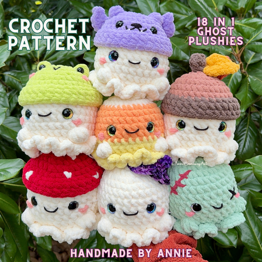 Autumn Ghost Plushies Crochet Pattern