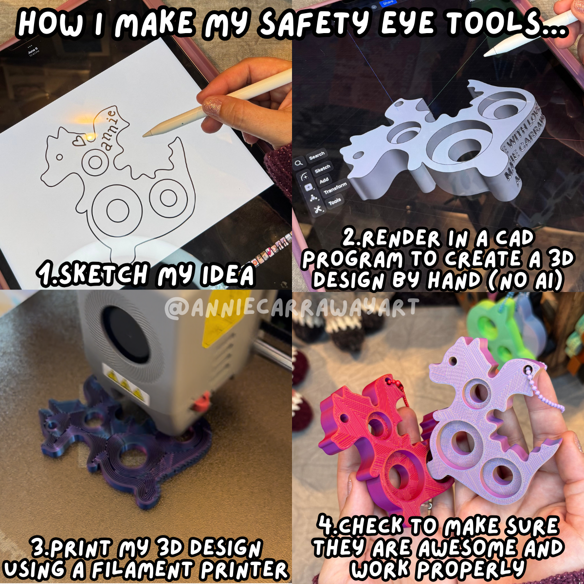 Safety Eye Tool | Kitty Cat | Afterglow