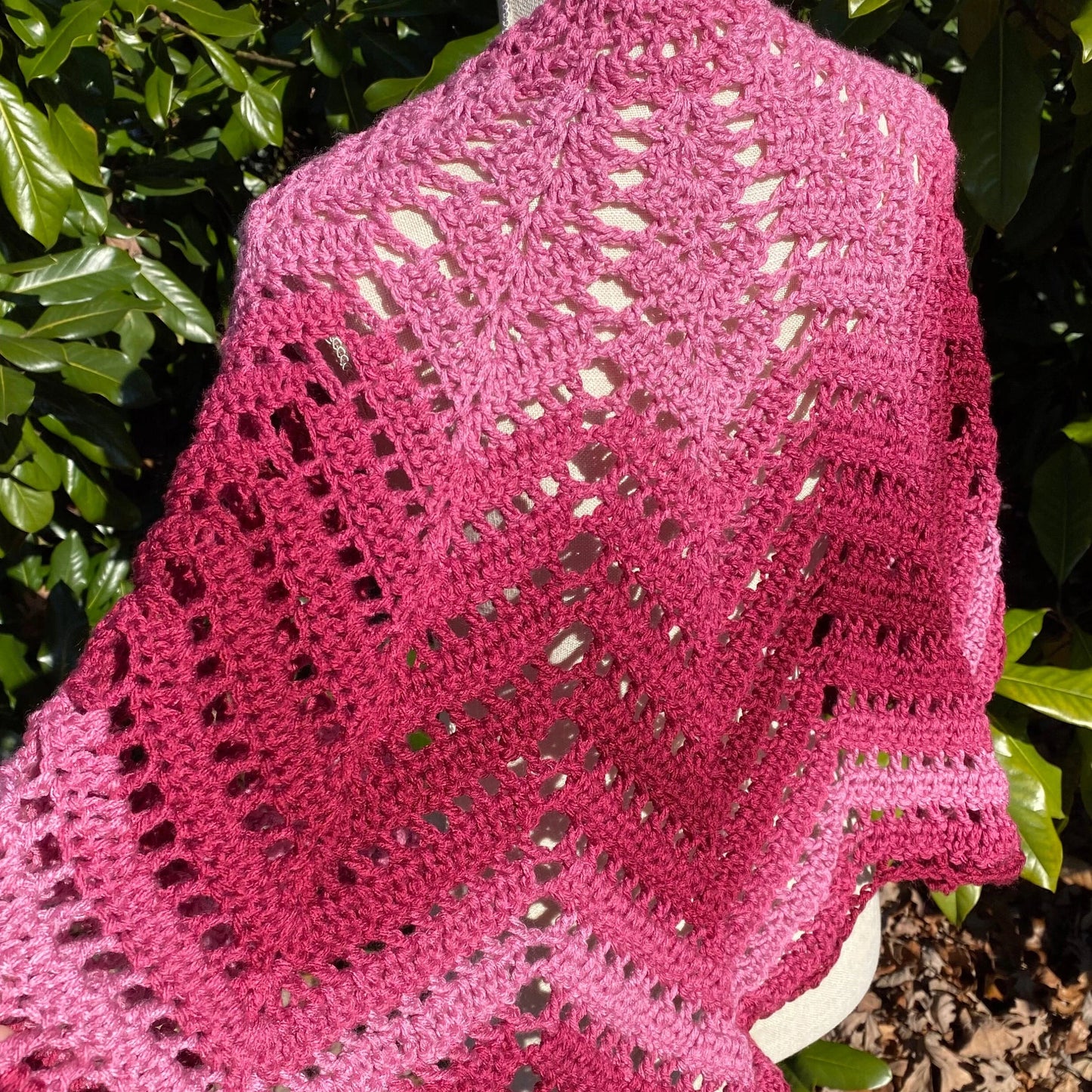 Spirit Chevron Shawl Crochet Pattern